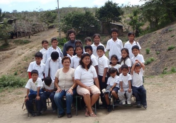 Teaching kids in Ecuador